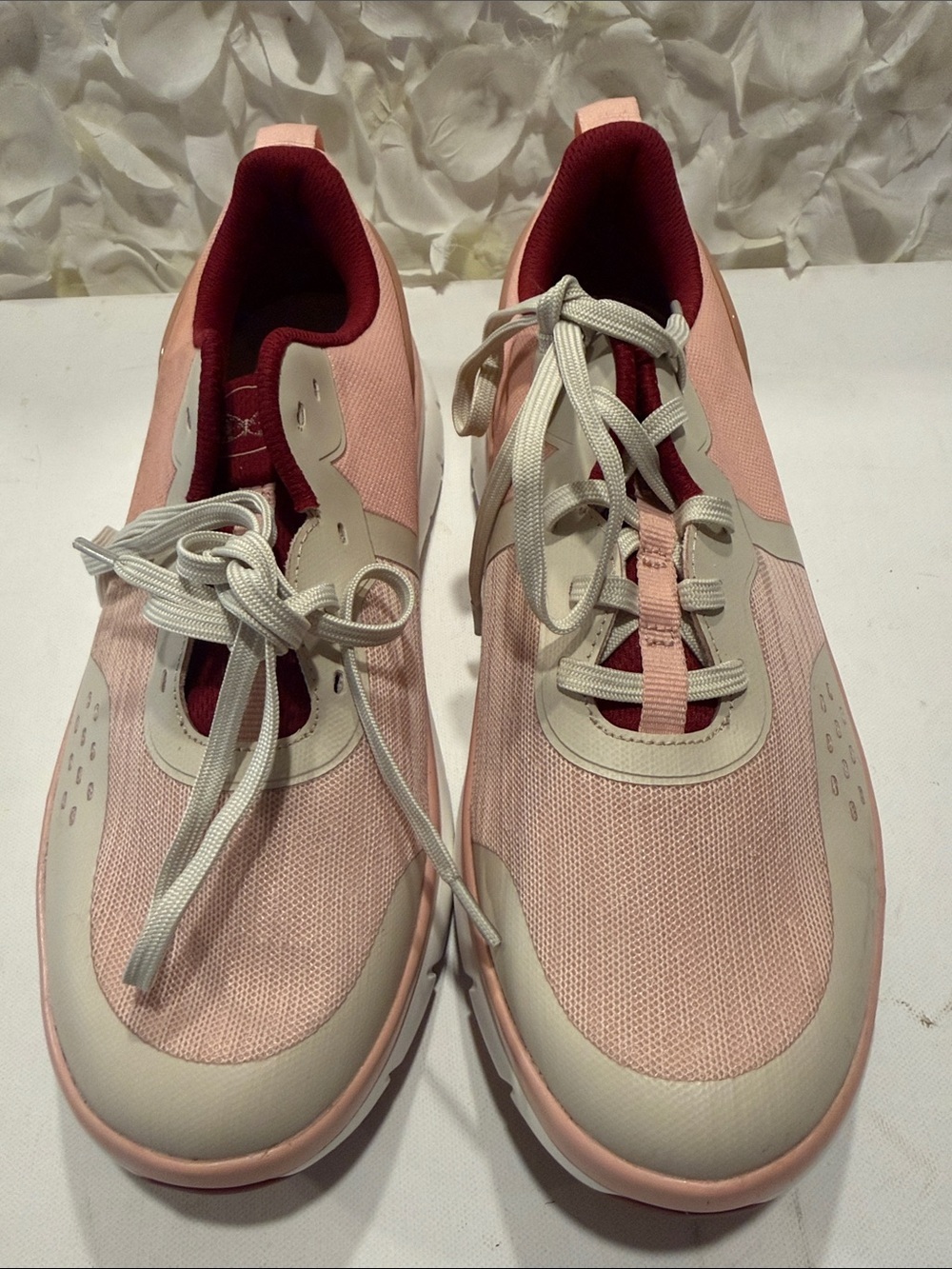 Women’s Lightweight Pink Mesh Sneakers - Comfortable Daily Walk Shoes